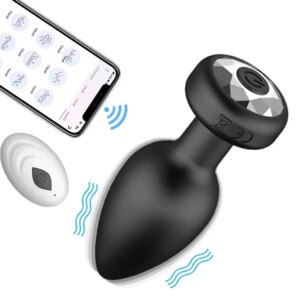 Vibromasseur Anal Bluetooth, masseur de Prostate, masturbateur féminin, gode, jouets sexuels pour adultes, pour femmes et hommes, application Gay, télécommande