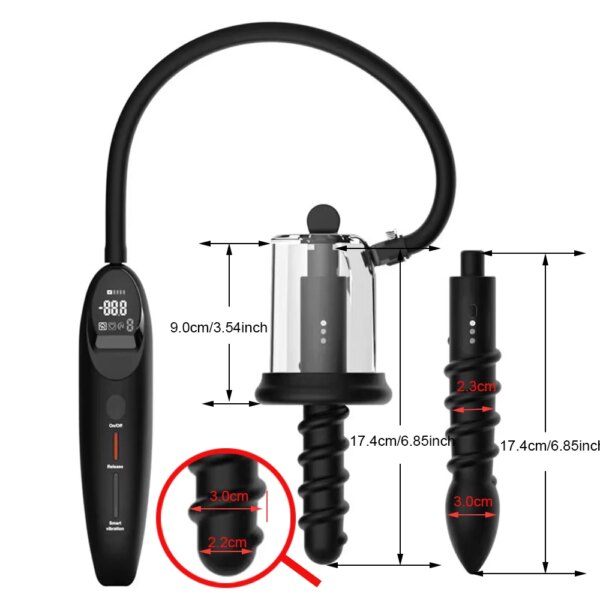 Vibration électrique succion Anus Rosebud pompe mâle Anal jouets sexuels vibrant godemichet Anal ventouse sous vide masseur de Prostate pour hommes outil – Image 4