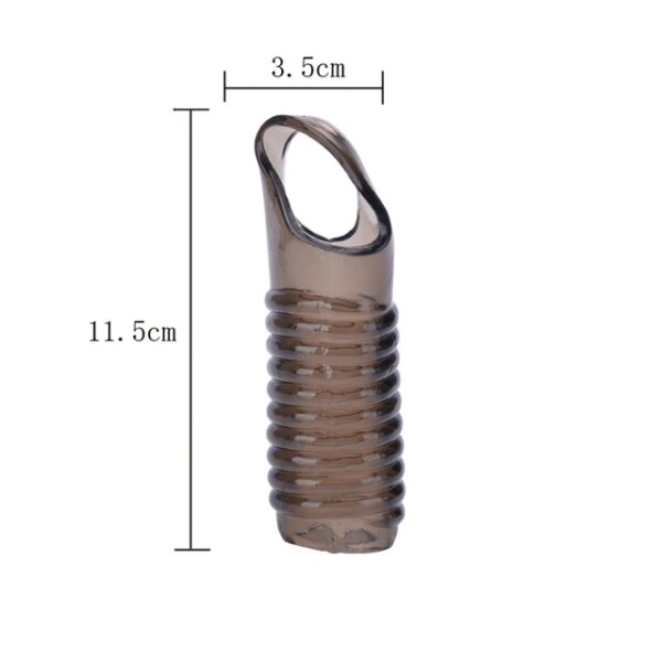 Vibromasseur vaginal point G, anneau pénien réutilisable en Silicone, retarde l'éjaculation, érection plus forte, Clitoris, Plug Anal, jouets sexuels pour adultes pour hommes – Image 5
