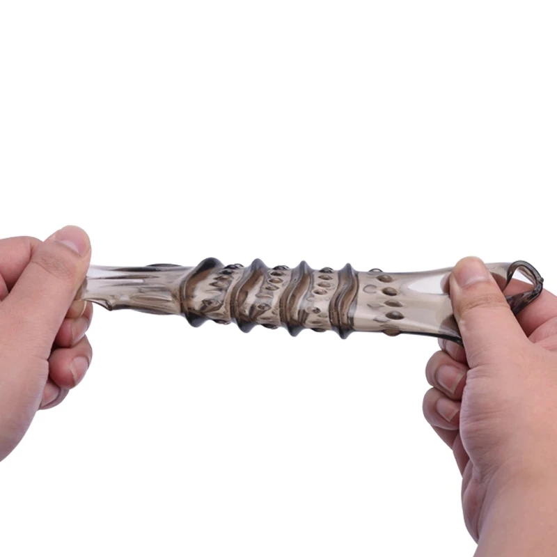 Vibromasseur vaginal point G, anneau pénien réutilisable en Silicone, retarde l'éjaculation, érection plus forte, Clitoris, Plug Anal, jouets sexuels pour adultes pour hommes