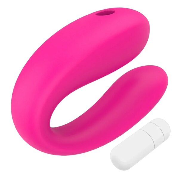 Vibromasseur de Type U pour Couple, jouets sexuels pour femmes, vagin, Clitoris, stimulation du point G, Massage, masturbateur féminin, produits pour adultes – Image 6