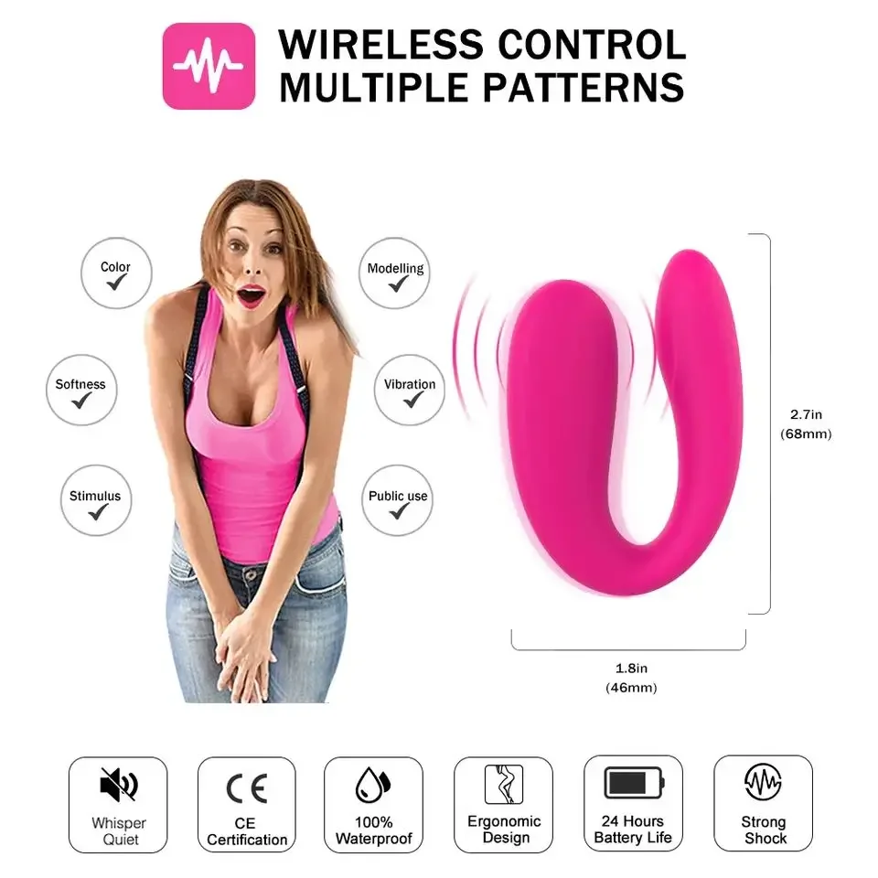Vibromasseur de Type U pour Couple, jouets sexuels pour femmes, vagin, Clitoris, stimulation du point G, Massage, masturbateur féminin, produits pour adultes Vibromasseur de Type U pour Couple, jouets sexuels pour femmes, vagin, Clitoris, stimulation du point G, Massage, masturbateur féminin, produits pour adultes