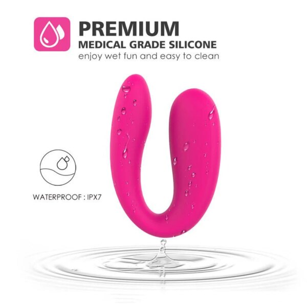 Vibromasseur de Type U pour Couple, jouets sexuels pour femmes, vagin, Clitoris, stimulation du point G, Massage, masturbateur féminin, produits pour adultes – Image 5