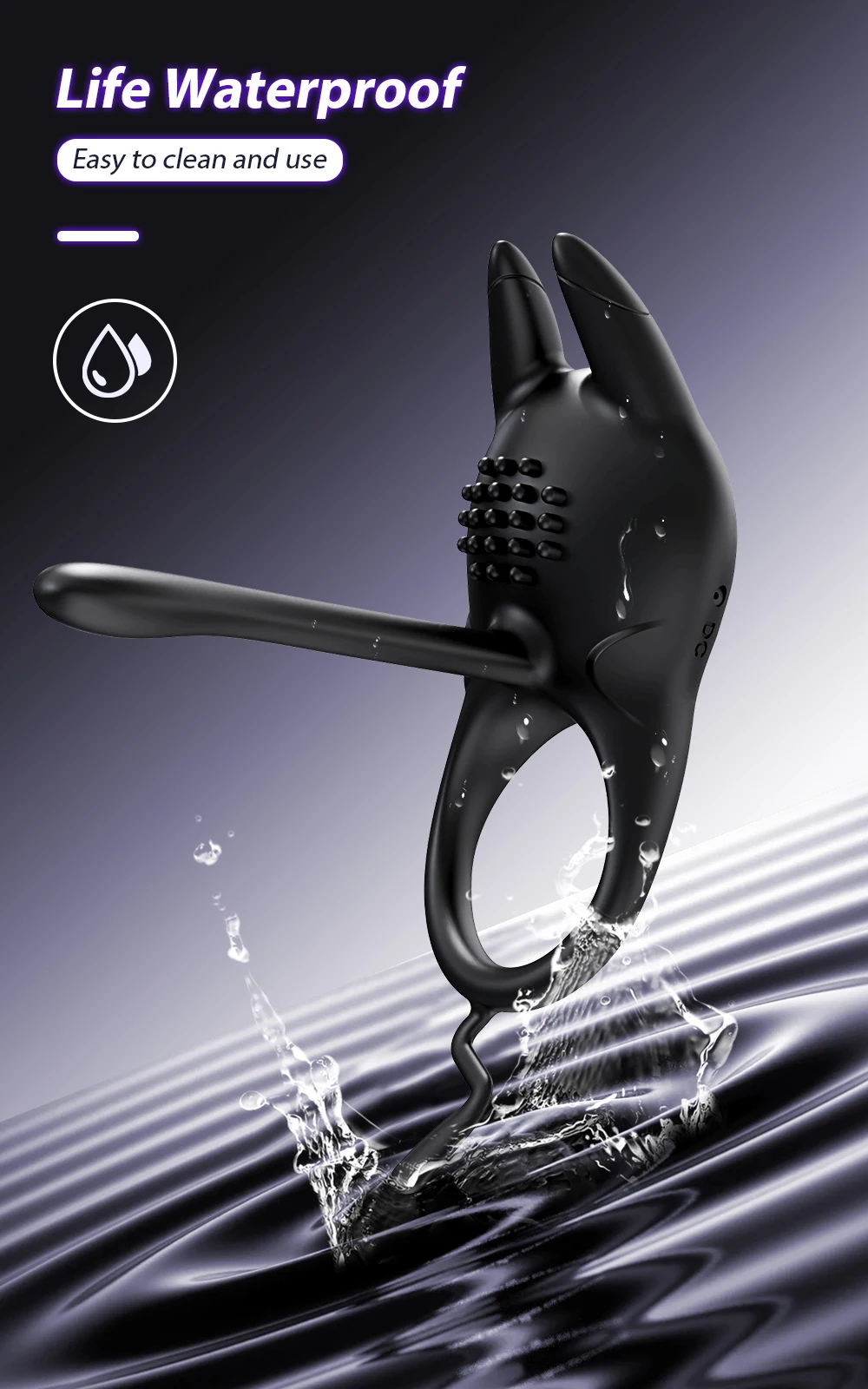 Anneau de pénis vibrant pour hommes, retard d'éjaculation, anneau pénien, masseur de pénis masculin, clitoridien, point G, jouets sexuels pour couples