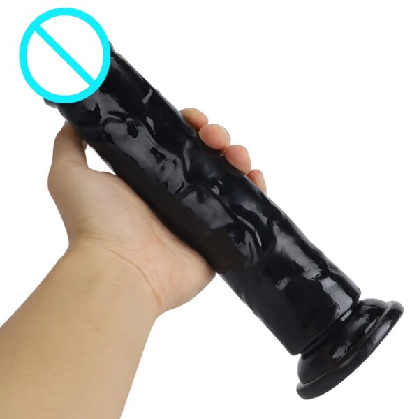 Super bon marché 7 tailles 5 couleurs réaliste doux gelée gode ventouse adulte jouet sexuel pour femmes et hommes masturbateur Vaginal et Anal – Image 5