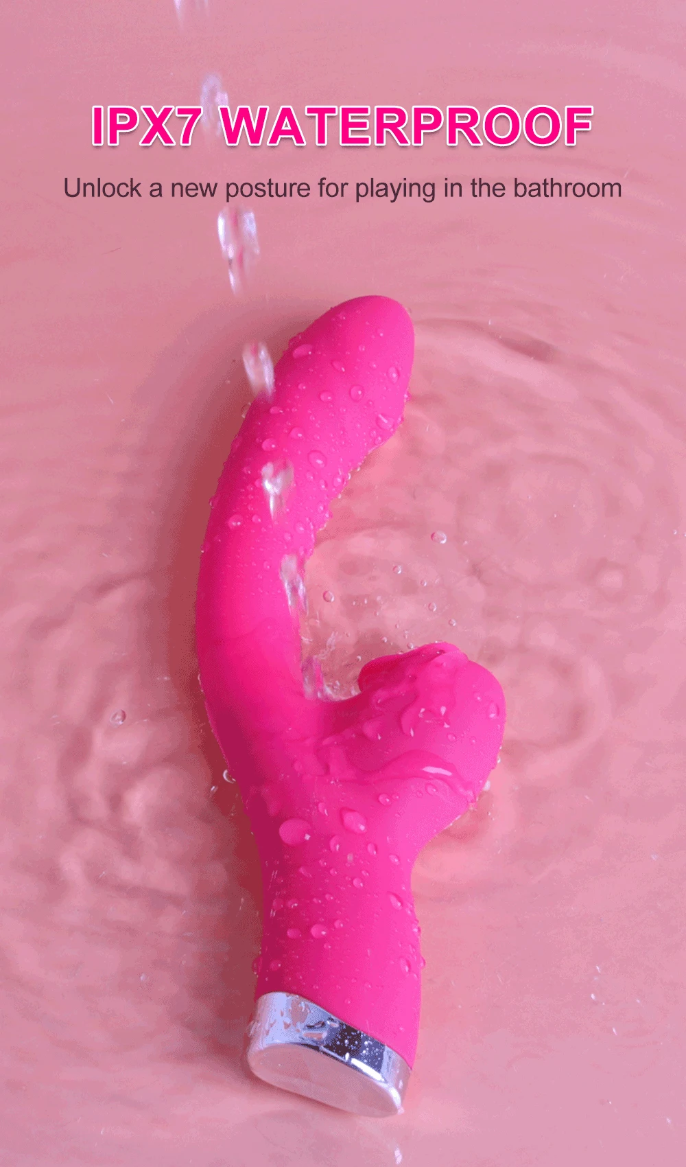 Vibromasseur à lécher la langue 2 en 1, jouets sexuels pour femmes adultes, godes, stimulateur de Clitoris avec 20 vitesses, produit sexuel
