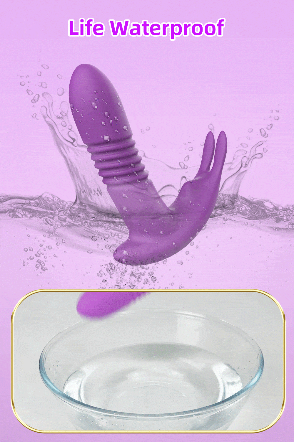 Vibromasseur de poussée pour femmes, gode télescopique rotatif avec télécommande, Massage du point G, stimulateur de Clitoris, jouet sexuel pour femmes