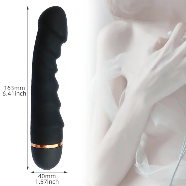 Godemiché vibrateur en Silicone souple, 20 Modes, pénis réaliste, moteur fort, stimulateur clitoridien du point G, masturbateur féminin, jouets sexuels pour adultes – Image 6