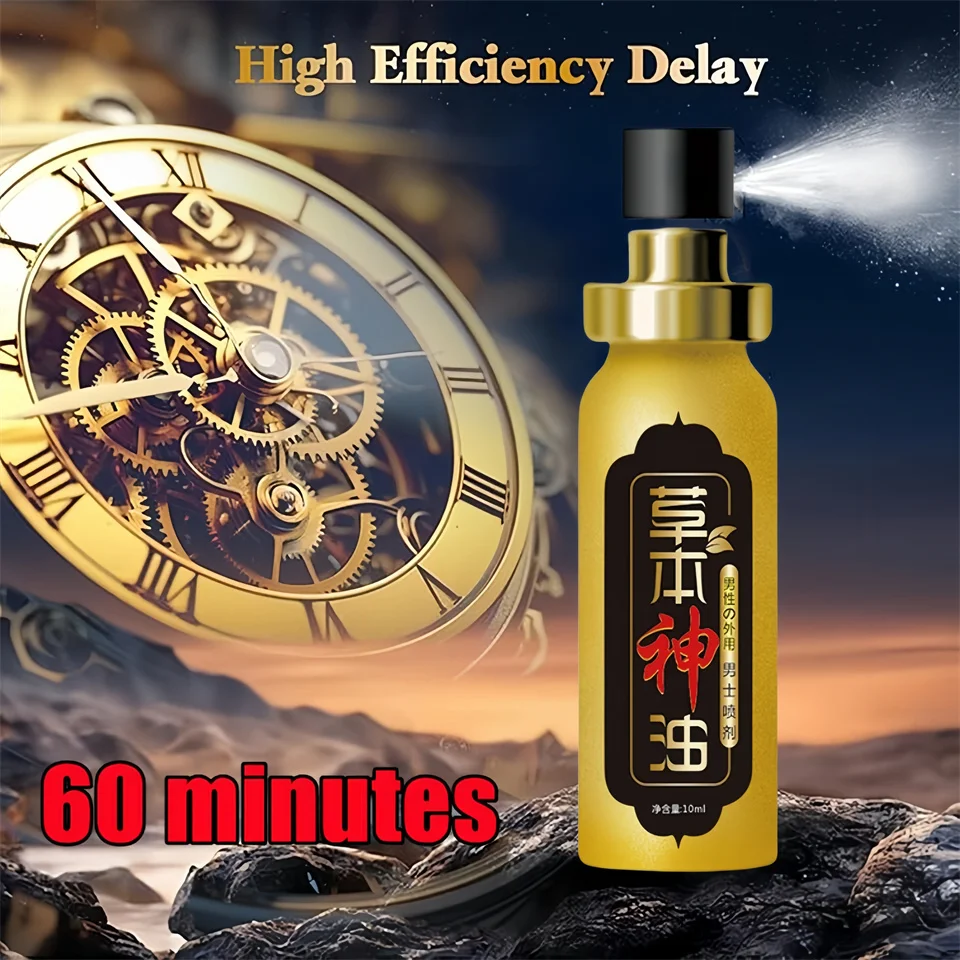 Spray retardateur pour hommes pour prolonger le temps sexuel, Anti-éjaculation prématurée, érection rapide, longue durée, 60miuntes, produits de flirt pour l'apogée