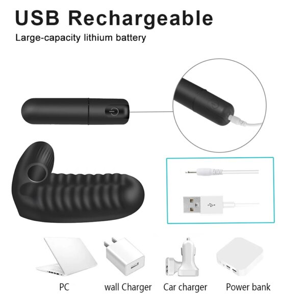 Jouets sexuels, vibrateur à manchon de doigt, Massage du point G, stimulation du clitoris, masturbateur féminin pour femmes, orgasme lesbien, produits pour adultes – Image 5