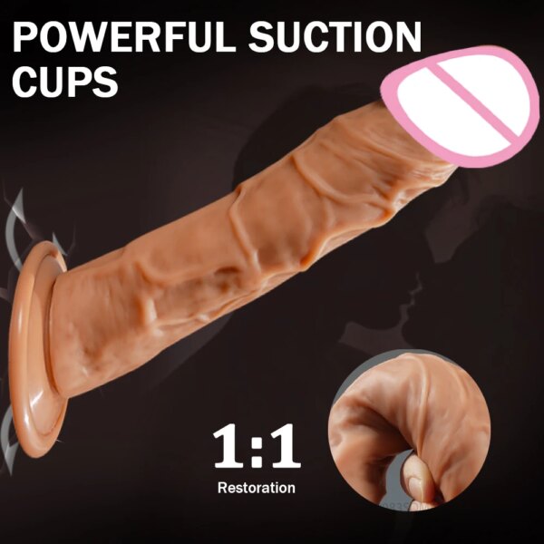 Godemiché point G réaliste avec ventouse, pénis en Silicone, gode Anal, jouets sexuels pour adultes, pour femmes et hommes, Strapon, stimulateur vaginal