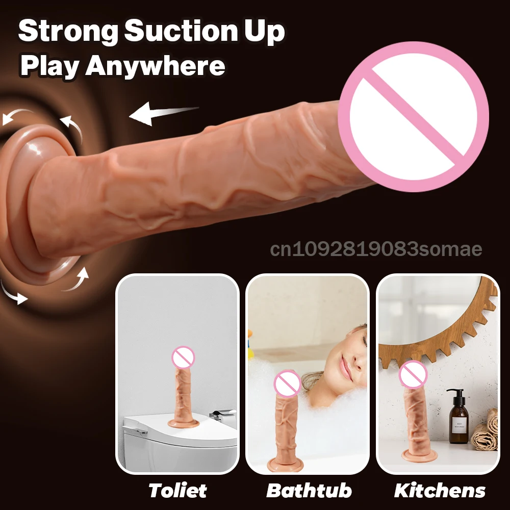 Godemiché point G réaliste avec ventouse, pénis en Silicone, gode Anal, jouets sexuels pour adultes, pour femmes et hommes, Strapon, stimulateur vaginal