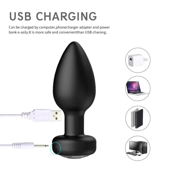 Plug Anal vibrateur 10 vitesses godemichet Anal masseur vibrant de Prostate APP télécommande masturbateur féminin jouets sexuels pour femmes hommes – Image 4