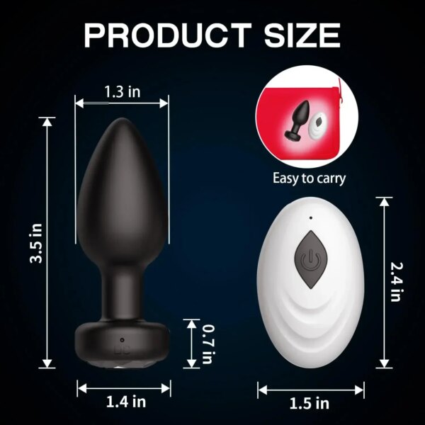 Plug Anal vibrateur 10 vitesses godemichet Anal masseur vibrant de Prostate APP télécommande masturbateur féminin jouets sexuels pour femmes hommes – Image 6
