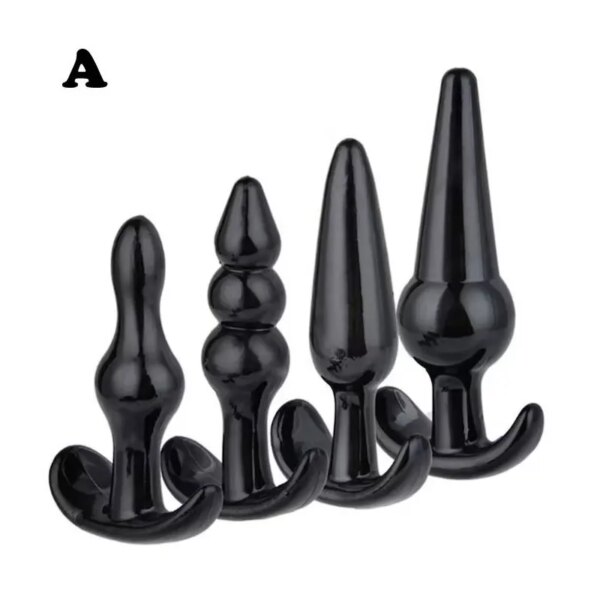 4/5/7/8 pièces/ensemble Silicone godemichet Anal gode Masturbation Plug Anal Plug Vaginal jouets sexuels combinaison Anal perle dilatateur jouets pour Gay – Image 6