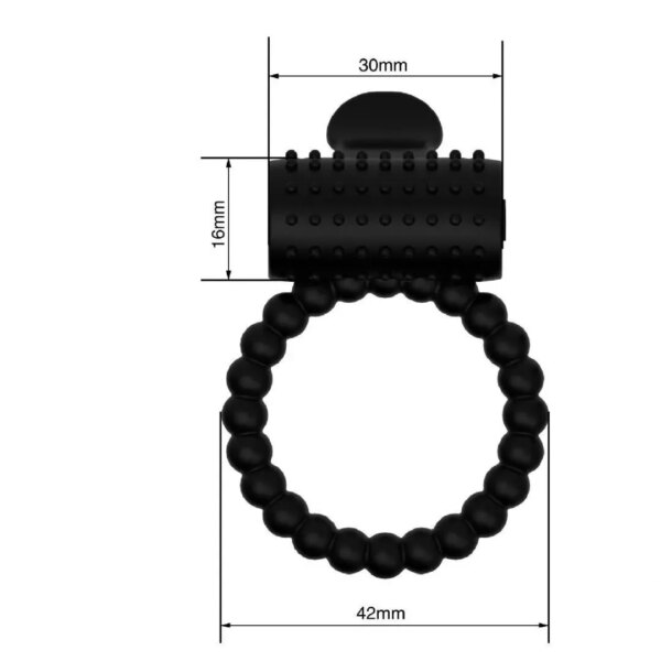 Anneau de pénis vibrateur jouets sexuels pour hommes masturbateurs adultes vibrateur pour femmes Couples Cage de chasteté accessoires érotiques Sex Shop – Image 6