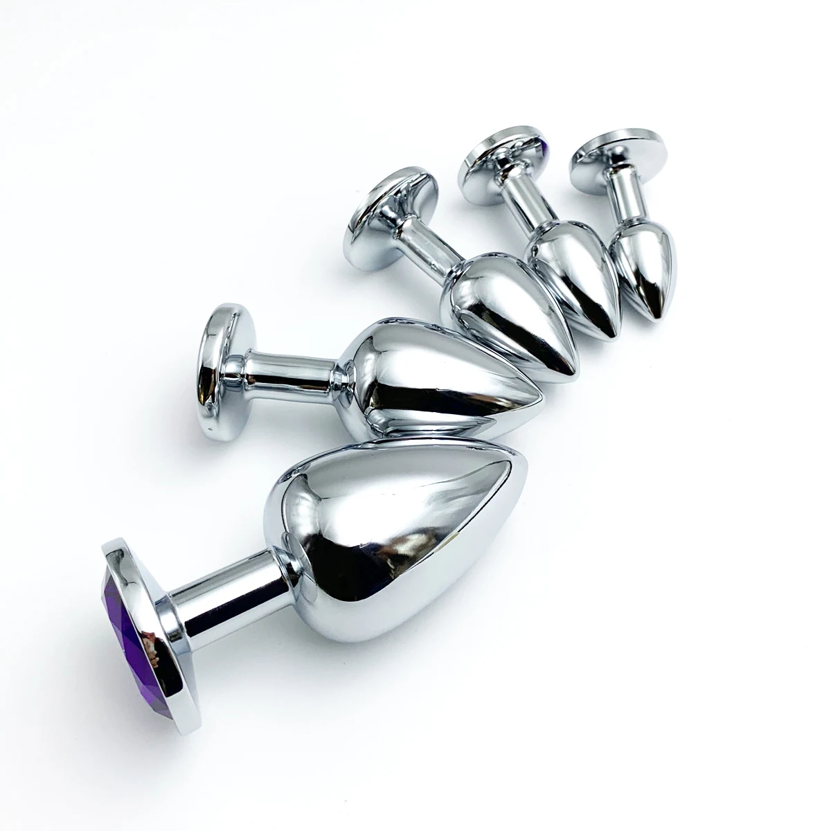 Plug anal en métal pour adultes, base de bijoux, maire intérieur à tiges, plug anal, jouets pour adultes, queue, sexe féminin et masculin, jouets sexuels éducatifs, jeu pour couples, 5 tailles